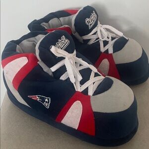 Patriots “Happy Feet” themed slippers